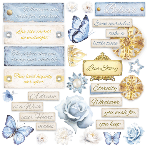 Midnight Spell Vellum Fussy Cut 6"x6" 6/Pkg - Image 4