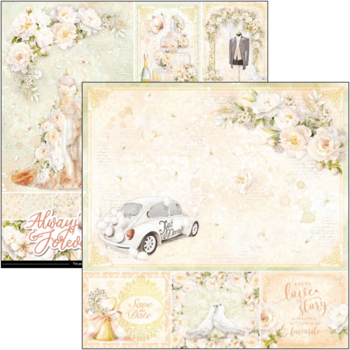 Always & Forever Paper Pad 12"x12" 12/Pkg - Image 2