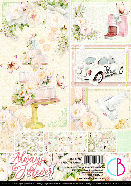 Always & Forever Creative Pad A4 9/Pkg