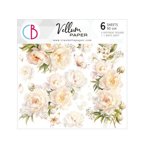 Always & Forever Vellum  Fussy Cut 6"x6" 6/Pkg