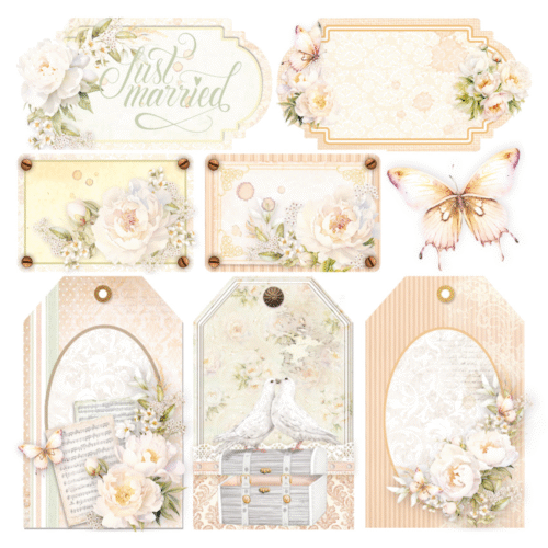 Always & Forever Vellum  Fussy Cut 6"x6" 6/Pkg - Image 2