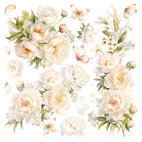 Always & Forever Vellum  Fussy Cut 6"x6" 6/Pkg - Image 3