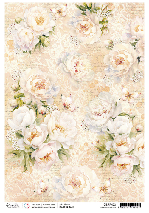 Always and Forever Rice Paper A4