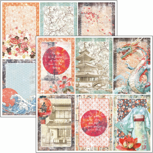 Land of the Rising Sun Pad 8"x8" 12/Pkg - Image 6