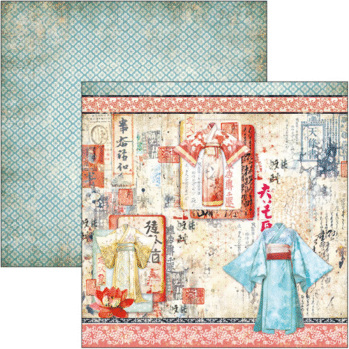 Land of the Rising Sun Paper Pad 12"x12" 12/Pkg - Image 12