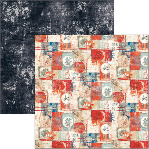 Land of the Rising Sun Patterns Pad 12"x12" 8/Pkg - Image 3