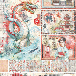 Land of the Rising Sun Creative Pad A4 9/Pkg