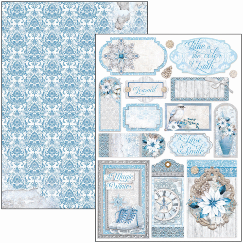 Elegance of Blue Creative Pad A4 9/Pkg - Image 8