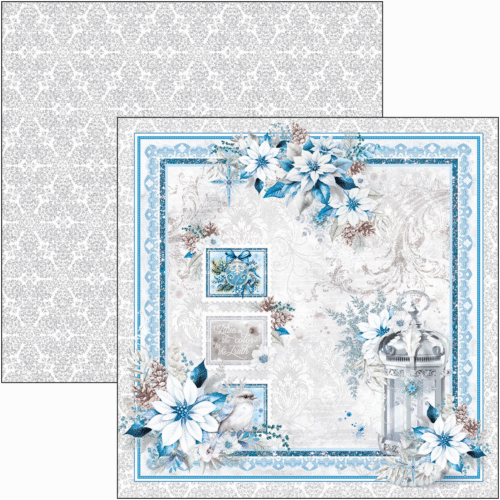 Elegance of Blue Paper Pad 12"x12" 12/Pkg - Image 3