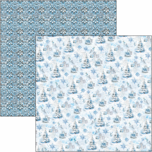 Elegance of Blue Paper Pad 12"x12" 12/Pkg - Image 6