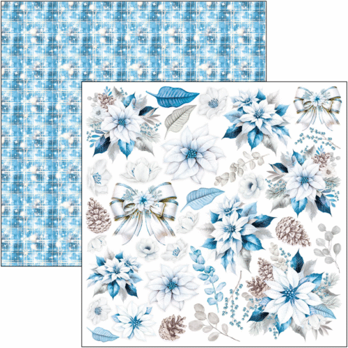 Elegance of Blue Paper Pad 12"x12" 12/Pkg - Image 7