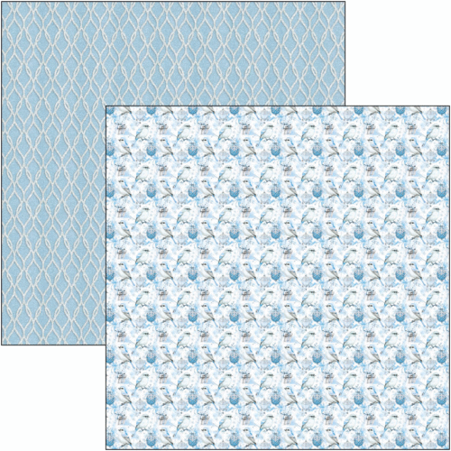 Elegance of Blue Paper Pad 12"x12" 12/Pkg - Image 11