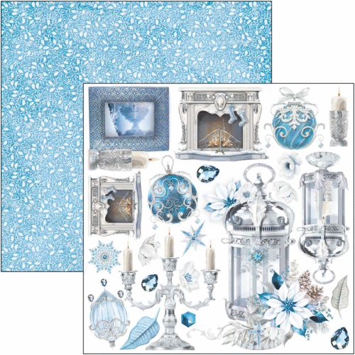 Elegance of Blue Fussy Cut Pad 6"x6" 24/Pkg - Image 5