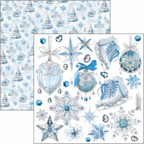 Elegance of Blue Fussy Cut Pad 6"x6" 24/Pkg - Image 6