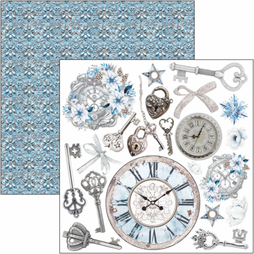 Elegance of Blue Fussy Cut Pad 6"x6" 24/Pkg - Image 7