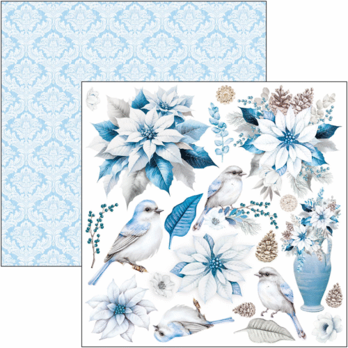 Elegance of Blue Fussy Cut Pad 6"x6" 24/Pkg - Image 8