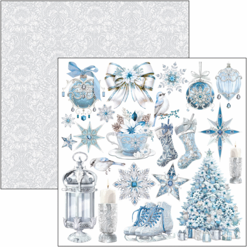 Elegance of Blue Patterns Pad 12"x12" 8/Pkg - Image 6