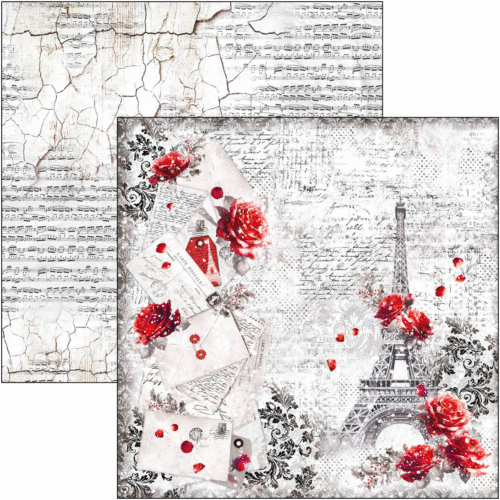 Paris Je t’aime Paper Pad 12"x12" 12/Pkg - Image 8