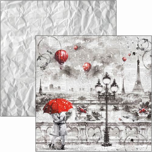 Paris Je t’aime Paper Pad 12"x12" 12/Pkg - Image 13