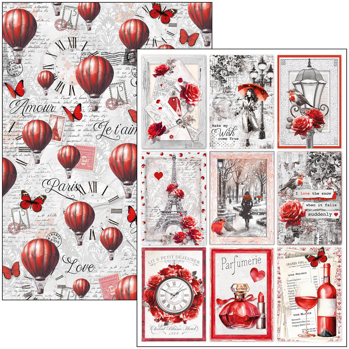 Paris Je t’aime Creative Pad A4 9/Pkg - Image 9