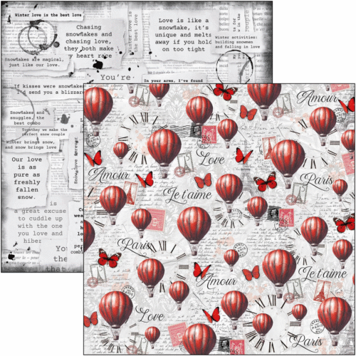 Paris Je t’aime Patterns Pad 12"x12" 8/Pkg - Image 5