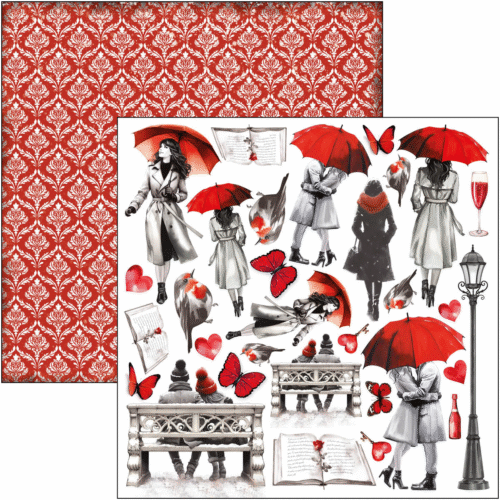 Paris Je t’aime Patterns Pad 12"x12" 8/Pkg - Image 6