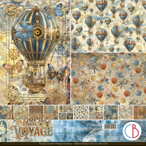 Esprit de Voyage Pad 8"x8" 12/Pkg
