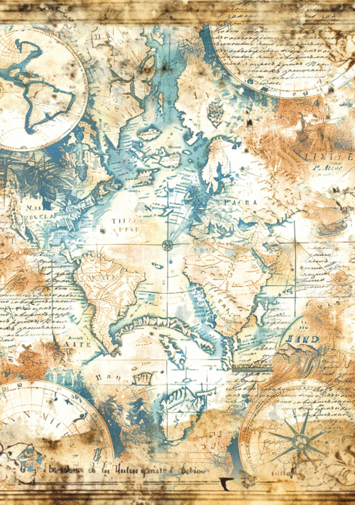 Esprit de Voyage Vellum Paper Patterns A4 6/Pkg - Image 5