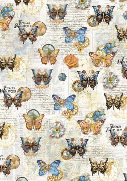 Esprit de Voyage Vellum Paper Patterns A4 6/Pkg - Image 2