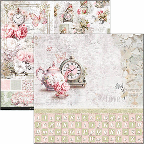 Timeless Moments Patterns Pad 12"x12" 8/Pkg - Image 2