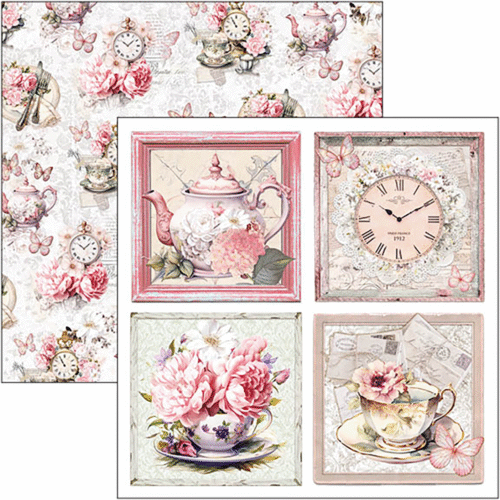 Timeless Moments Patterns Pad 12"x12" 8/Pkg - Image 6