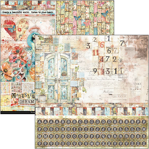 Majestic Dream Patterns Pad 12"x12" 8/Pkg - Image 2