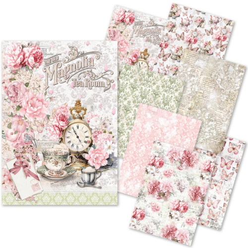Timeless Moments Rice Paper A5 MIXED 8/Pkg