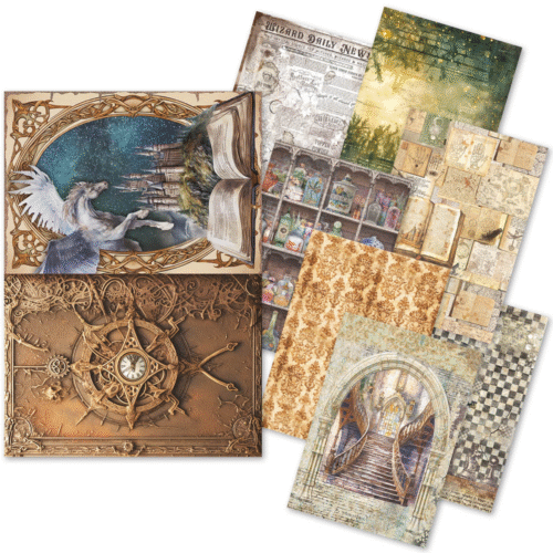 Wizard Academy Rice Paper A5 MIXED 8/Pkg