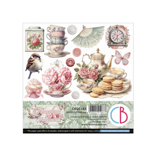 Timeless Moments Fussy Cut Pad 6"x6" 24/Pkg