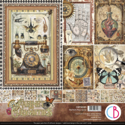 Cabinet of curiosities Patterns Pad 12"x12" 12/Pkg