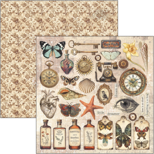 Cabinet of curiosities Pad 8"x8" 12/Pkg - Image 9