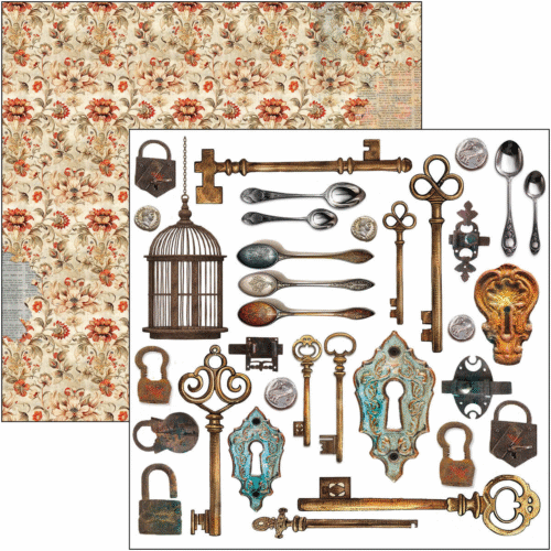 Cabinet of curiosities Fussy Cut Pad 6"x6" 24/Pkg - Image 2