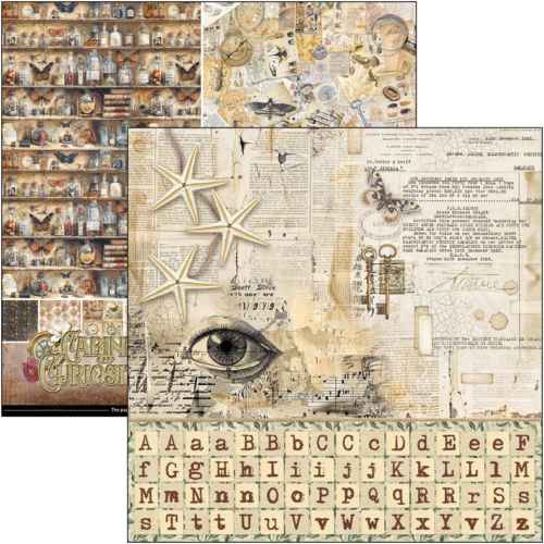 Cabinet of curiosities Patterns Pad 12"x12" 8/Pkg - Image 2