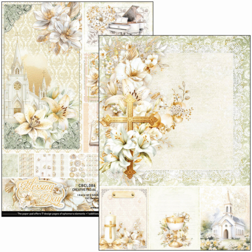 Blessing Day Creative Pad A4 9/Pkg - Image 2