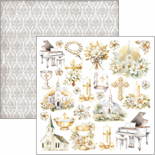 Blessing Day Paper Pad 12"x12" 12/Pkg - Image 10