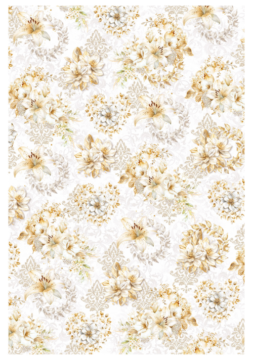 Blessing Day Rice Paper A4 MIXED 4/Pkg - Image 2