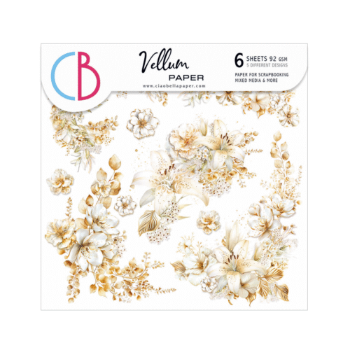 Blessing Day Vellum Fussy Cut 6"x6" 6/Pkg