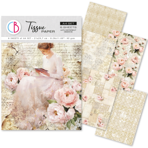A4 Tissue Paper MIX 6/Pkg A Timeless Love