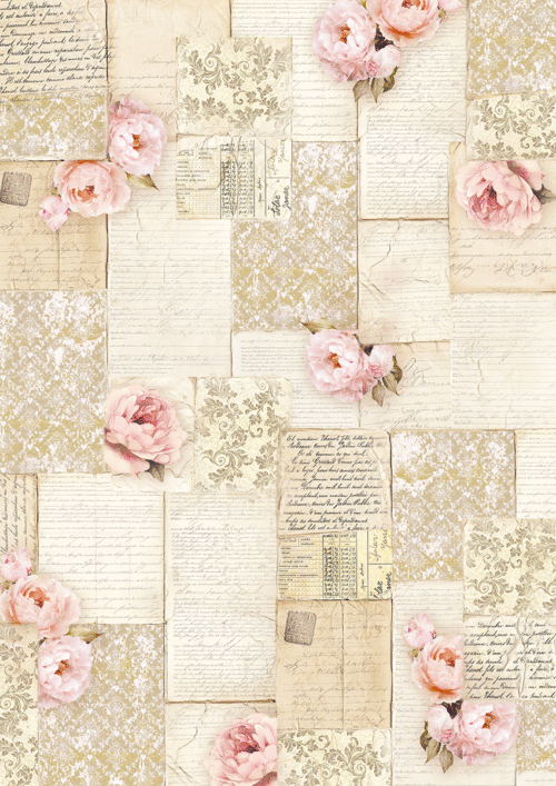 A4 Tissue Paper MIX 6/Pkg A Timeless Love - Image 6