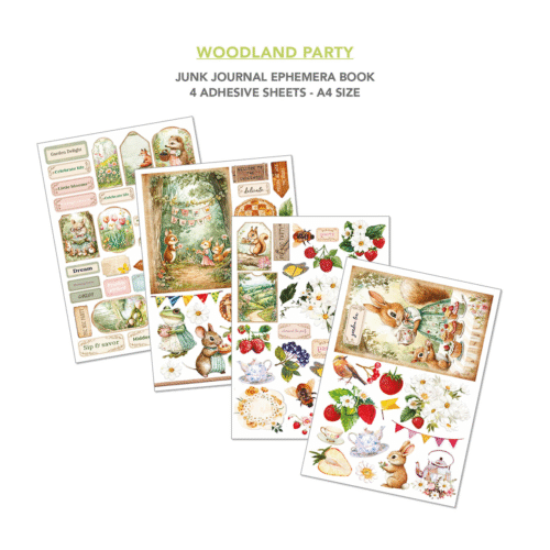 Ephemera Book Woodland Party A4 32/Pkg - Image 5