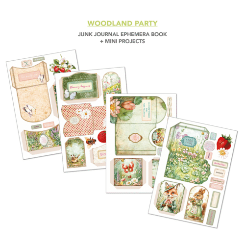 Ephemera Book Woodland Party A4 32/Pkg - Image 6