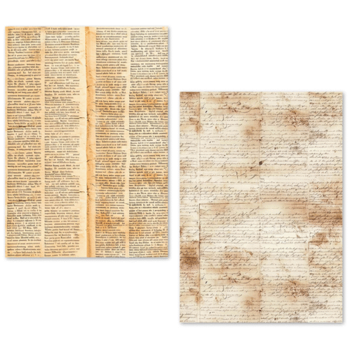 A5 Tissue Paper Set – 24 Sheets Vintage Manuscript - Image 9
