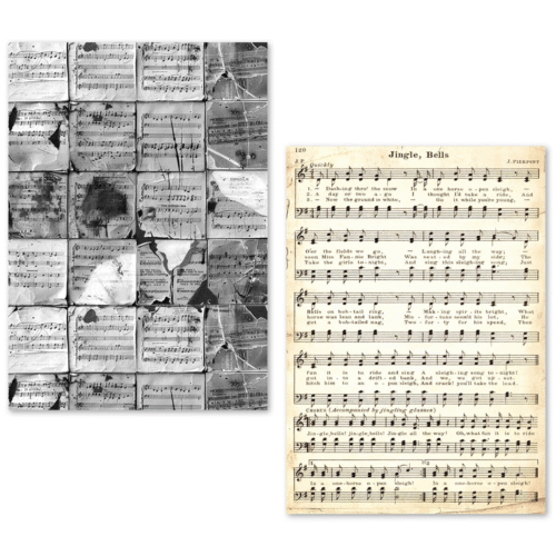 A5 Tissue Paper Set – 24 Sheets Music Sheet - Image 3
