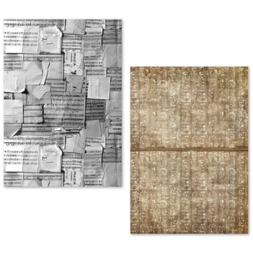A5 Tissue Paper Set – 24 Sheets Music Sheet - Image 4